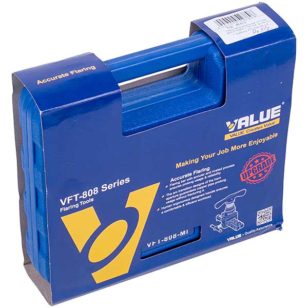 Flaring Tool Kit VALUE VFT 808 -MIS D pipes=1/4''-3/4'' (6-19mm)