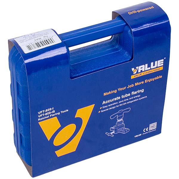 Flaring Tool Kit VALUE VFT 809 -IS + Pipe Cutter VTC-28B D pipes=1/4''-3/4''