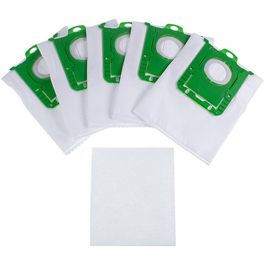 Electrolux 900168818 Vacuum Cleaner Set Synthetic Dust Bags 1800 + Motor Filter