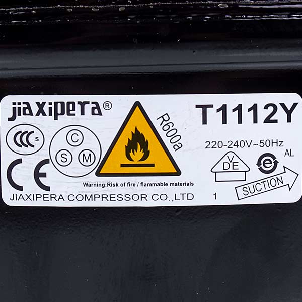 Refrigerator Compressor JIAXIPERA NТ1112Y R600a 140W
