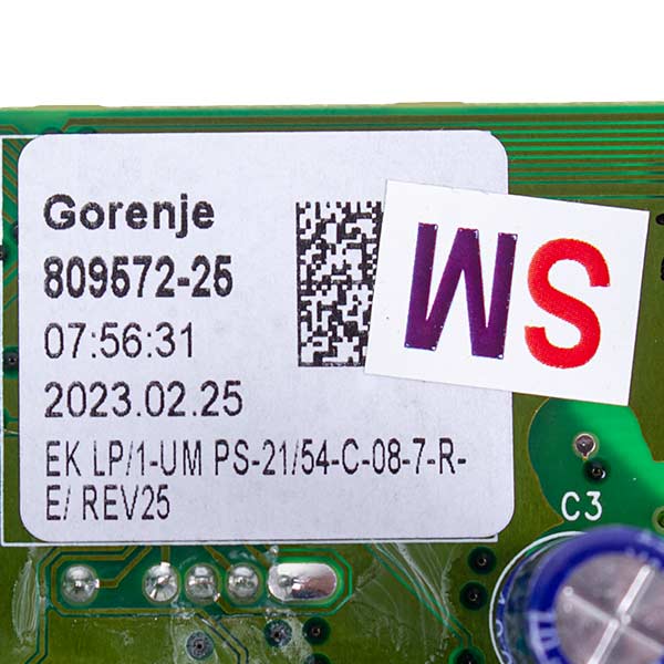 Gorenje 809572 Washing Machine PCB