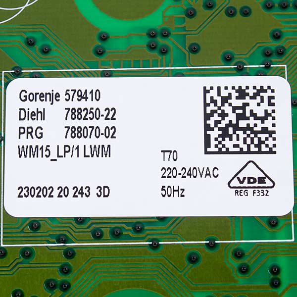Gorenje 809572 Washing Machine PCB