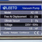 Vacuum Pump LEETO XZ-1B (1 stage./42 lit/min.)