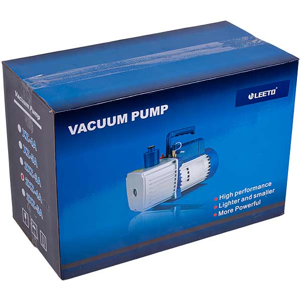 Air Conditioner Vacuum pump With Pressure Gauge LEETO 2XZ-4A-SV (2 stage./226  lit/min.)