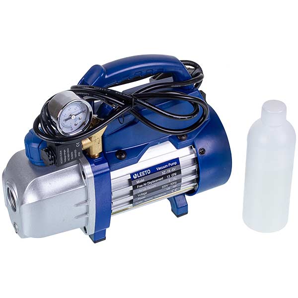 Vacuum pump With Pressure Gauge LEETO XZ-1B-SV (1 stage./42 lit/min.)