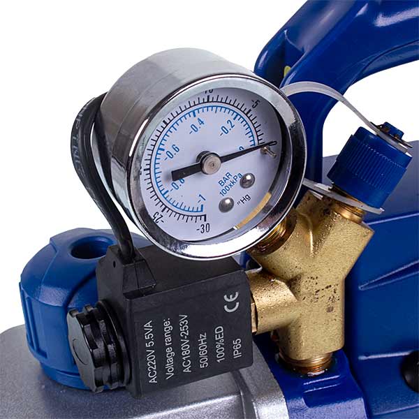 Vacuum pump With Pressure Gauge LEETO XZ-1B-SV (1 stage./42 lit/min.)