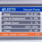 Vacuum pump With Pressure Gauge LEETO XZ-1A-SV (1 stage./50 lit/min.)