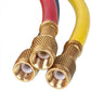Manometric Manifold 2-valve LEETO LMG-2-R22 (R22 R-134 R404 R407) + hoses 3pcsx1200mm