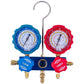Manometric Manifold 2-valve LEETO LMG-2-R22 (R22 R-134 R404 R407) + hoses 3pcsx1200mm