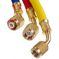 Manometric Manifold 2-valve LEETO LMG-2-R410A (R410 R407 R134 R22) + hoses 3pcsx1200mm