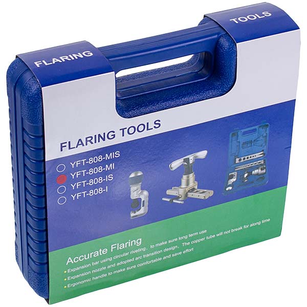 Flaring Tool Kit LEETO LTT-808-MI (inch-metric) D pipe=1/4” – 3/4” (6-19mm)