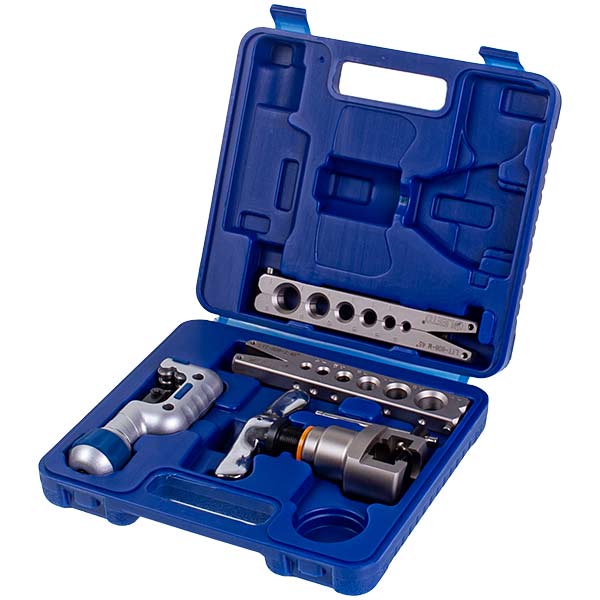 Flaring Tool Kit LEETO LTT-808-MIS (inch-metric) D pipe=1/4” – 3/4” (6-19mm) + Pipe Cutter