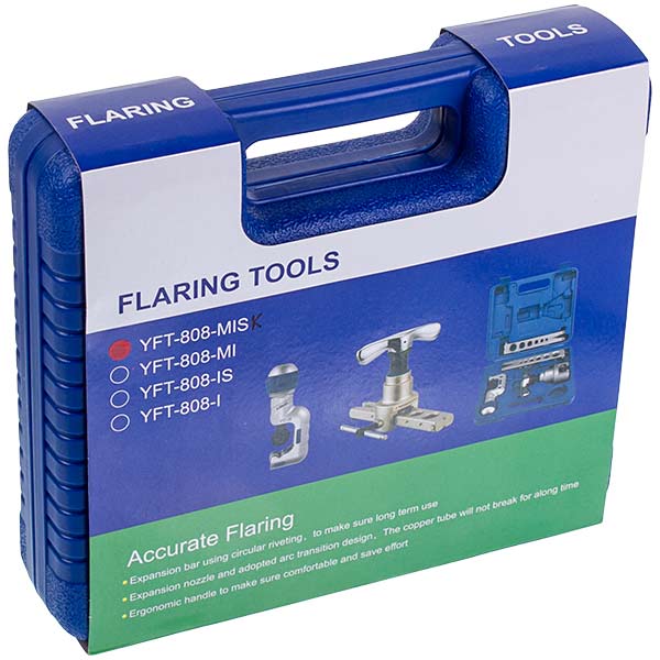 Flaring Tool Kit LEETO LTT-808-MISK D pipe=1/4” – 3/4” (6-19mm) + rimmer and pipe