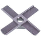 Meat Grinder Cross Knife Moulinex MS-651329 D=61mm s=9mm Hole=9x9mm