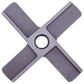 Meat Grinder Cross Knife Moulinex MS-651329 D=61mm s=9mm Hole=9x9mm