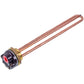 Water Heater Heating Element With Thermostat 2000W (copper) L=265mm flange 54mm 1 tube for sensor