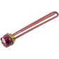 Water Heater Heating Element With Thermostat 2500W (copper) L=280mm, flange 54mm 1 tube for sensor