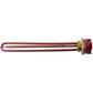 Water Heater Heating Element With Thermostat 2500W (copper) L=280mm, flange 54mm 1 tube for sensor