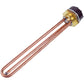 Water Heater Heating Element With Thermostat 3000W (copper) L=265mm flange 55mm 1 tube for sensor