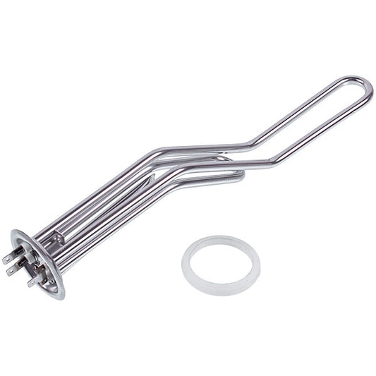 Water Heater Element Compatible with Thermex 3401336 BALCIK 2000W (stainless steel), flange 64mm L=335mm (anode M6)