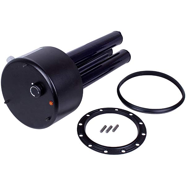 Flange Assembly with Heating Elements and Thermostat Drazice 2110050 TPK 210-12 3000-6000W L=600mm D-235mm