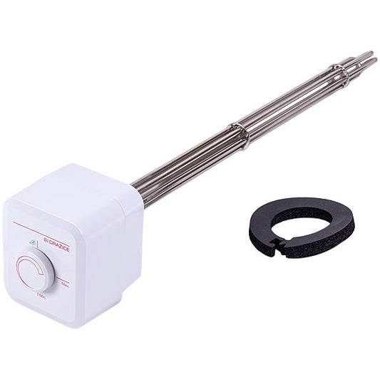 Water Heater Heating Element With Thermostat Drazice 2110363 TJ 6/4“ 9000W L=605mm flange 125mm 1 tube for sensor