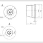 Stove Universal Control Knobs Set (5 pcs.)