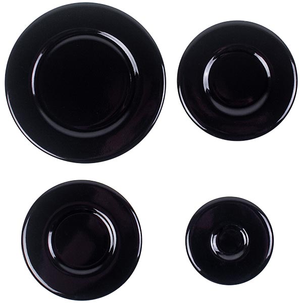 Universal Cooker Burner Caps Set D=100/75/55mm (4pcs)