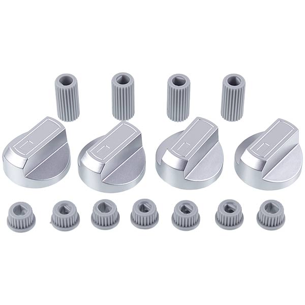 Universal Stove Control Knobs Set With Adapters (4 pieces)