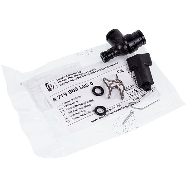 Filling faucet for gas boiler Buderus Logamax U044, U052, U054, GB172, Bosch Condens 7000i 87199055050