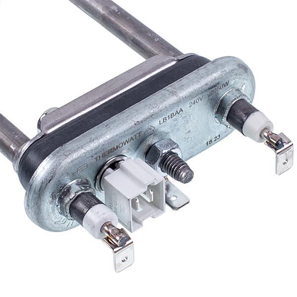 Heating Element for Washing Machine Compatible with Whirlpool 481225928662 TPD 245-SG-2050 Thermowatt L=245 mm 2050 W