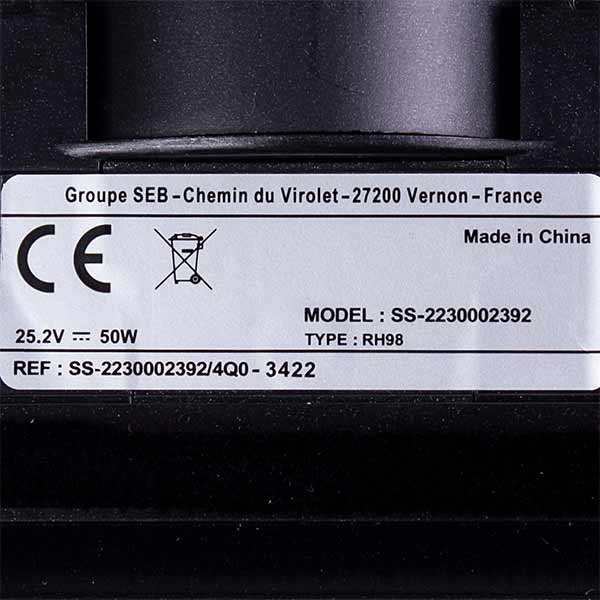 Cordless Vacuum Cleaner Turbo Brush Rowenta SS-2230003001 black