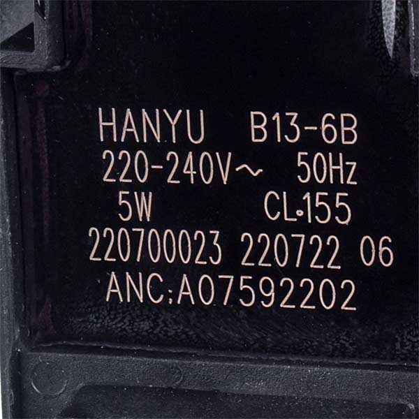 AEG 140037712035 Tumble Dryer Condensation Pump Hanyu 5W B13-6B