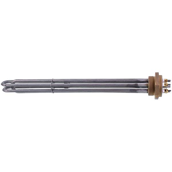 Electric Boiler Heating Elements Block Kawai 7,5kW 220-380V (stainless steel), L=355mm nut 1 1/2"