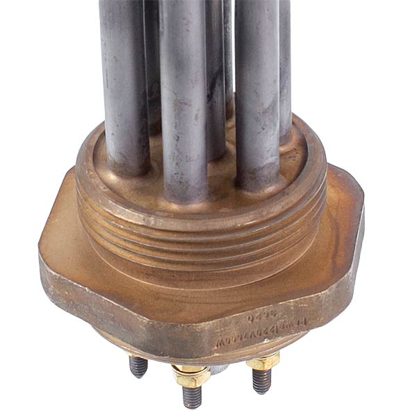 Electric Boiler Heating Elements Block Kawai 7,5kW 220-380V (stainless steel), L=355mm nut 1 1/2"