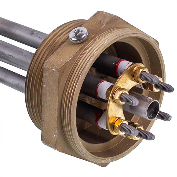 Electric Boiler Heating Elements Block Kawai 7,5 kW 220-380V L=340mm nut 2''