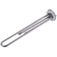 Boiler Heating Element For A Anode EAZIL 1300W L=310mm (stainless stee), flange 64mm, anode M6, 2 tube for the sensor