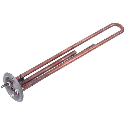 Water Heater Element 34013320000 Kawai 1300W (copper) L=310mm flange 64mm, 2 tubes (for M4 anode)