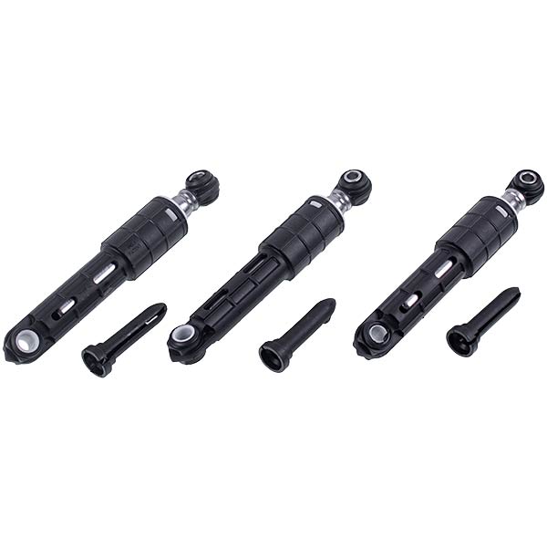 Washing Machine Tank Shock Absorbers Set Compatible with Bosch 00673541 ANSA 80N L=180-265mm Dhole=8/12mm (3 pcs.)