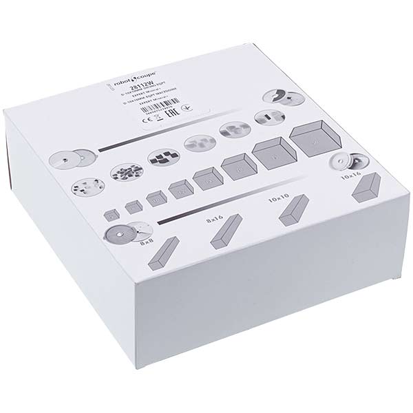 Cubing Set 10x10x10mm Robot Coupe 28112 D Grid=205mm D Slicer=190mm