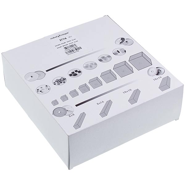 Cubing Set 10x10x10mm Robot Coupe 27114 D Grid=205mm D Slicer=175mm