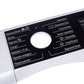Electrolux 140210085019 Washing Machine Control Panel