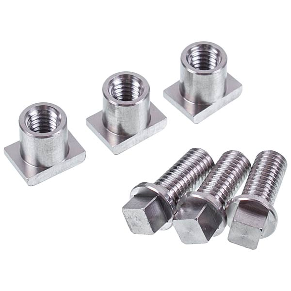 Meat Grinder Knife Blade Attachment Set Screws and Nuts (3 pcs.) Lame Italia 100040 Unger  (CUVITINEW)