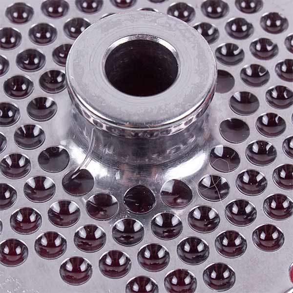 Meat Grinder Grid Lame Italia 100200 4.5mm D=70mm (with center and 2 slots) Enterpise 12 (PF1245CM)