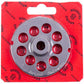 Meat Grinder Grid Lame Italia 100225 12mm D=70mm (with center and 2 slots) Enterpise 12 (PF1212CM)
