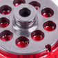Meat Grinder Grid Lame Italia 100225 12mm D=70mm (with center and 2 slots) Enterpise 12 (PF1212CM)
