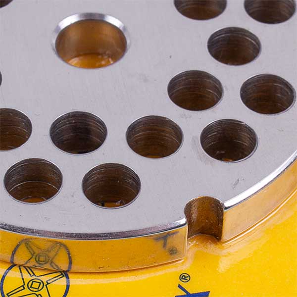 Meat Grinder Grid Lame Italia 103040 8mm D=70mm (with 2 slots) Enterprise 12 (PF128SM)