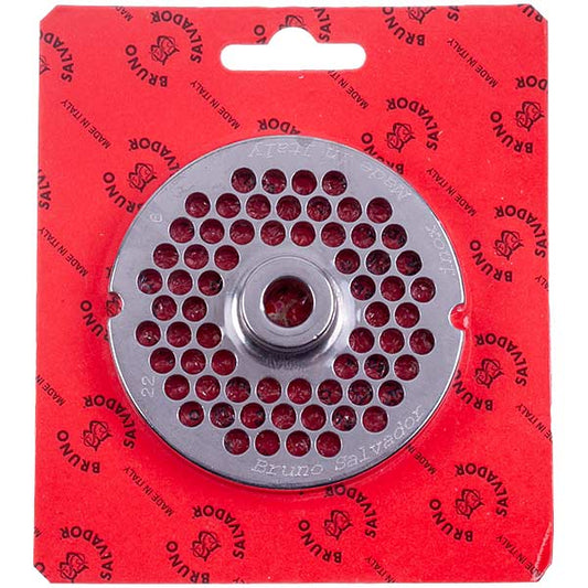 Meat Grinder Grid Lame Italia 100265 6mm D=82mm (with center and 2 slots) Enterpise 22 (PF226CM)