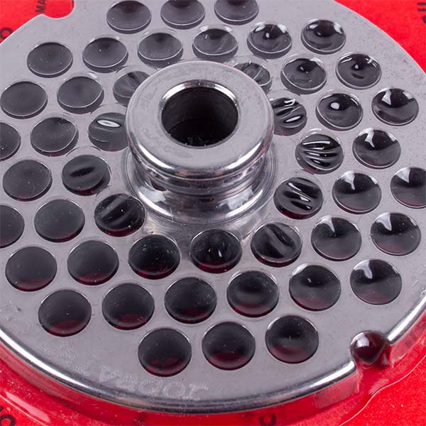 Meat Grinder Grid Lame Italia 100270 8mm D=82mm (with center and 2 slots) Enterprise 22 (PF228CM)
