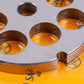 Meat Grinder Grid Lame Italia 103140 18mm D=82mm (with center and slot) Enterpise 22